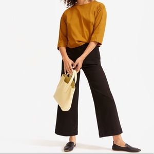 Everlane Wide Leg Crop Pants - 14 Short